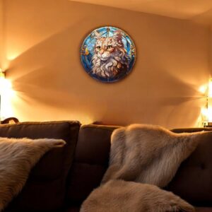 Puzzle Drewniane Kot 224 el. Układanka dla Dorosłych Premium Zwierzęta v.7