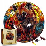 Puzzle Drewniane Hiena 224 el. Układanka dla Dorosłych 3D Zwierzęta v.1