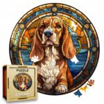 Puzzle Drewniane Pies 217 el. Układanka dla Dorosłych Premium Zwierzęta v.6