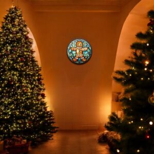 Puzzle Drewniane Piernikowy Ludzik 217 el. Układanka dla Dorosłych Święta