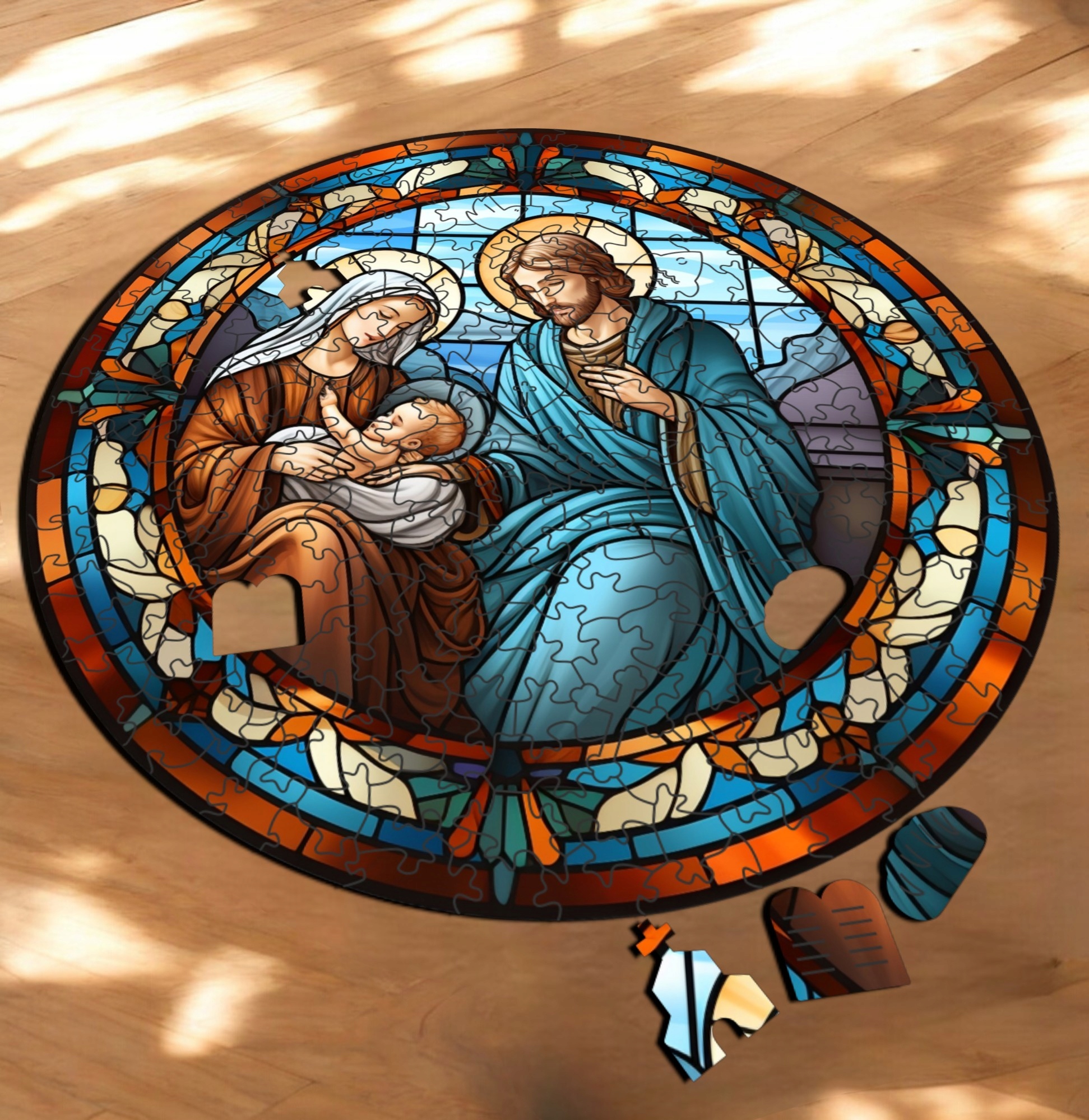 Puzzle Drewniane Stajenka 208 el. Układanka dla Dorosłych Katolickie v.14 Puzzle Drewniane Stajenka 208 el. Układanka dla Dorosłych Katolickie v.14