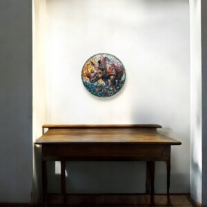 Puzzle Drewniane Nosorożec 224 el. Układanka dla Dorosłych 3D Zwierzęta v.1