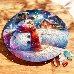 Puzzle Drewniane Boże Narodzenie 217 el. Układanka dla Dorosłych Święta v.5