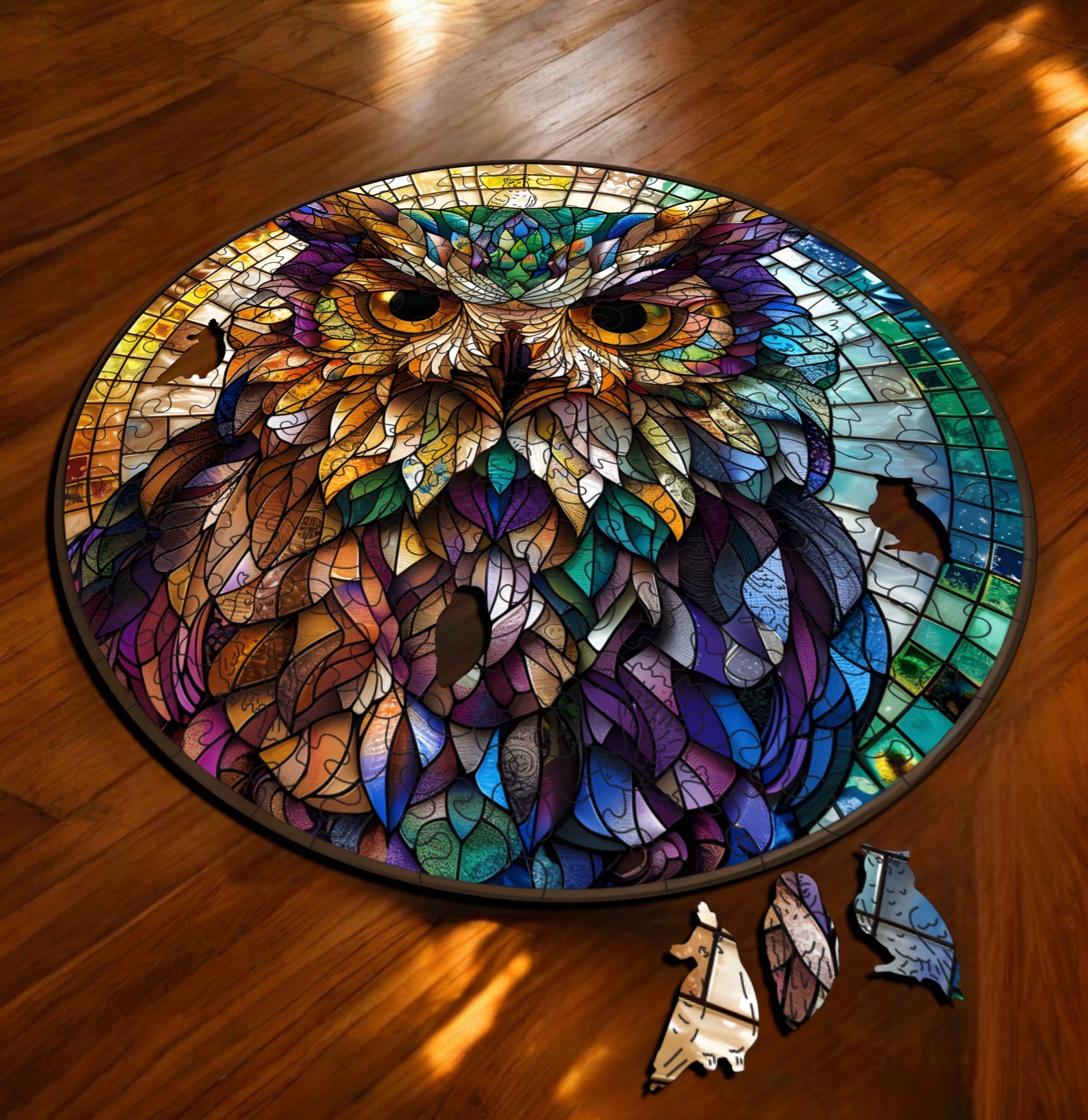 Puzzle Drewniane Sowa 150 el. Układanka dla Dorosłych Premium Zwierzęta v15 Puzzle Drewniane Sowa 150 el. Układanka dla Dorosłych Premium Zwierzęta v15