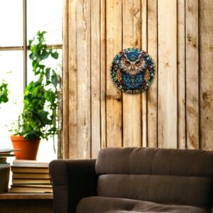 Puzzle Drewniane Sowa 150 el. Układanka dla Dorosłych Premium Zwierzęta v.1