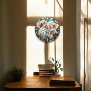 Puzzle Drewniane Aniołki 208 el. Układanka dla Dorosłych Katolickie v.4