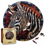 Puzzle Drewniane Zebra 224 el. Układanka dla Dorosłych 3D Zwierzęta v.4