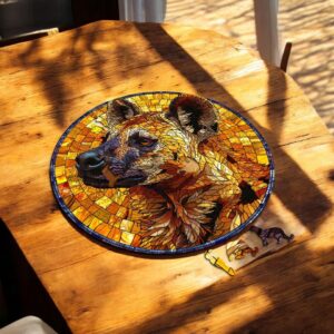 Puzzle Drewniane Hiena 224 el. Układanka dla Dorosłych 3D Zwierzęta v.3