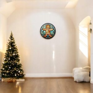 Puzzle Drewniane Piernikowy Ludzik 217 el. Układanka dla Dorosłych Święta