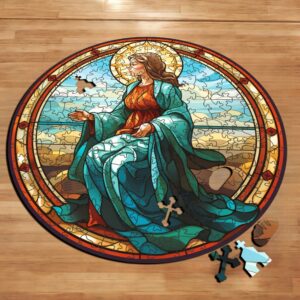 Puzzle Drewniane Maryja 208 el. Układanka dla Dorosłych Katolickie v.20