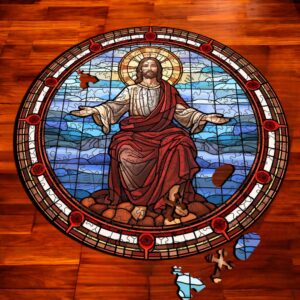 Puzzle Drewniane Jezus 208 el. Układanka dla Dorosłych Katolickie v.22