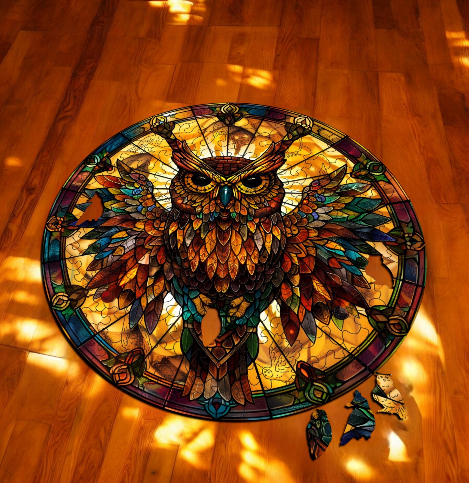 Puzzle Drewniane Sowa 150 el. Układanka dla Dorosłych Premium Zwierzęta v.7 Puzzle Drewniane Sowa 150 el. Układanka dla Dorosłych Premium Zwierzęta v.7