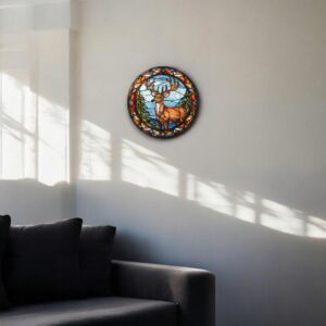 Puzzle Drewniane Świąteczny Jeleń 217 el. Układanka dla Dorosłych Święta