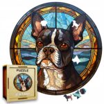 Puzzle Drewniane Pies 217 el. Układanka dla Dorosłych Premium Zwierzęta v.8