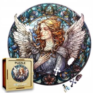 Puzzle Drewniane Anioł 208 el. Układanka dla Dorosłych Katolickie v.26
