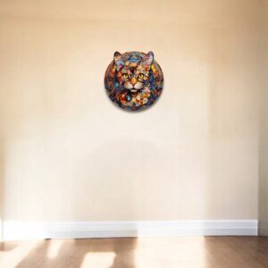 Puzzle Drewniane Kot 224 el. Układanka dla Dorosłych Premium Zwierzęta v.45