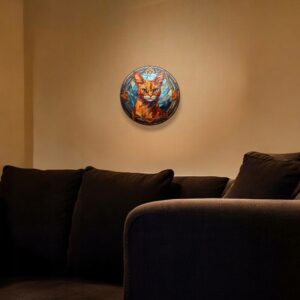 Puzzle Drewniane Kot 224 el. Układanka dla Dorosłych Premium Zwierzęta v.5