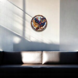 Puzzle Drewniane Sowa 150 el. Układanka dla Dorosłych Premium Zwierzęta v.4