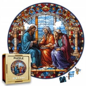 Puzzle Drewniane Trzech Króli 208 el Układanka dla Dorosłych Katolickie v.5