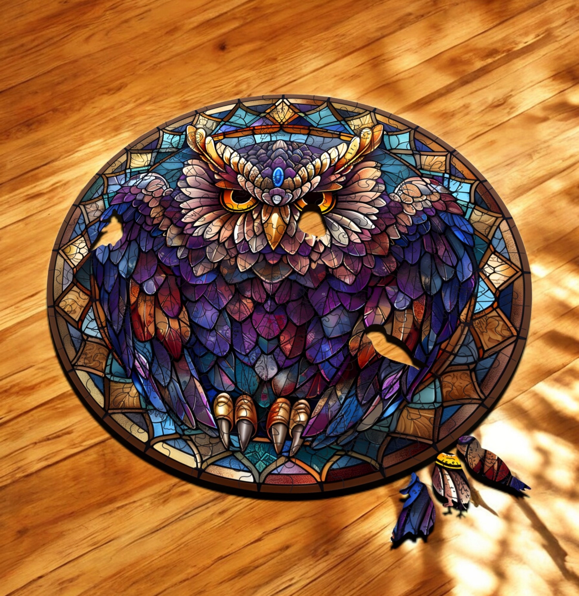 Puzzle Drewniane Sowa 150 el. Układanka dla Dorosłych Premium Zwierzęta v.5 Puzzle Drewniane Sowa 150 el. Układanka dla Dorosłych Premium Zwierzęta v.5