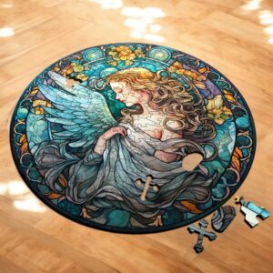 Puzzle Drewniane Anioł 208 el. Układanka dla Dorosłych Katolickie v.3