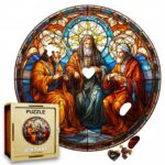 Puzzle Drewniane Trzech Króli 208 el Układanka dla Dorosłych Katolickie v.7