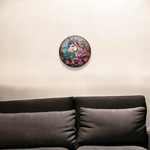 Puzzle Drewniane Jednorożec 217 el. Układanka dla Dorosłych Premium v.3