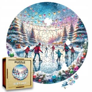 Puzzle Drewniane Boże Narodzenie 217 el. Układanka dla Dorosłych Święta v.6