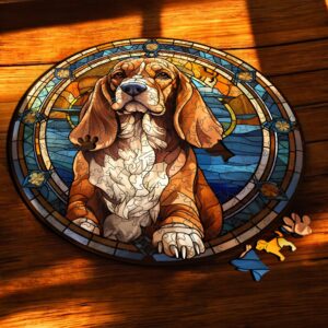 Puzzle Drewniane Pies 217 el. Układanka dla Dorosłych Premium Zwierzęta v.6