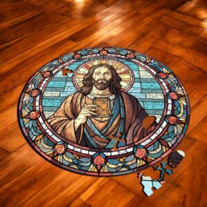 Puzzle Drewniane Jezus 208 el. Układanka dla Dorosłych Katolickie v.25