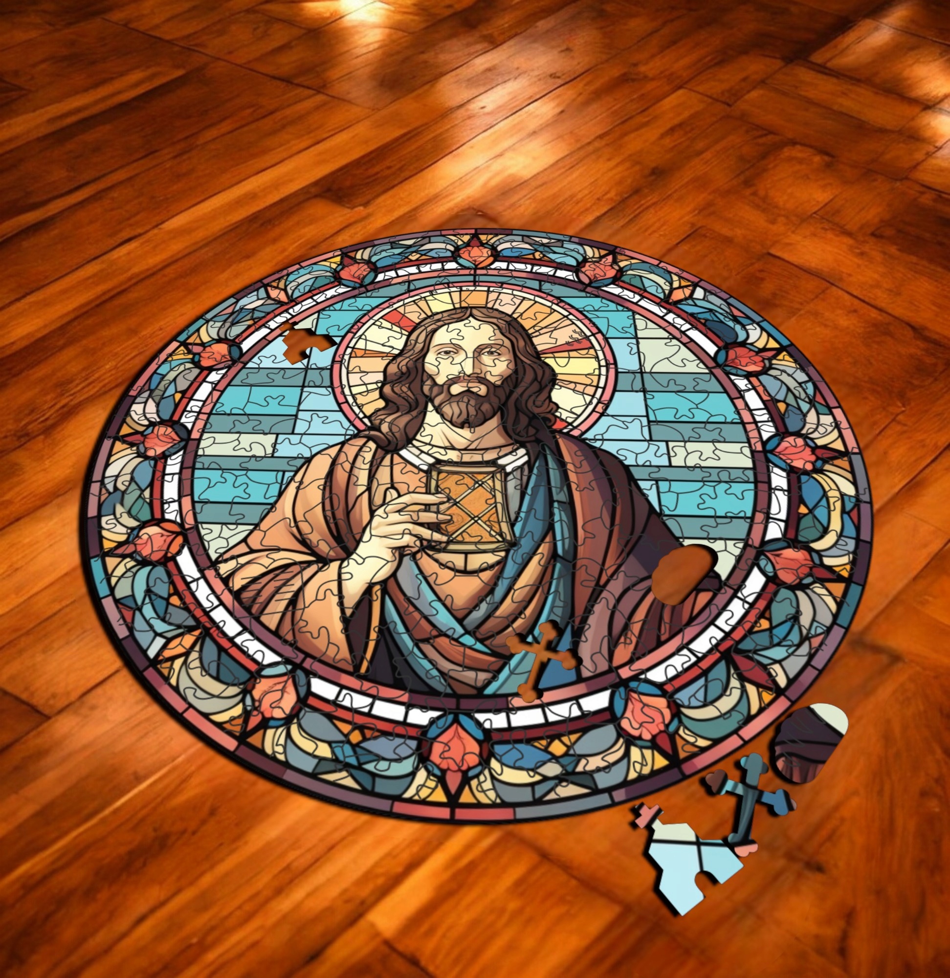 Puzzle Drewniane Jezus 208 el. Układanka dla Dorosłych Katolickie v.25 Puzzle Drewniane Jezus 208 el. Układanka dla Dorosłych Katolickie v.25