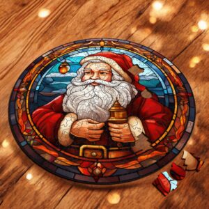 Puzzle Drewniane Święty Mikołaj 217 el. Układanka dla Dorosłych Święta