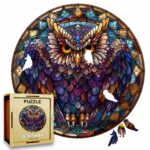 Puzzle Drewniane Sowa 150 el. Układanka dla Dorosłych Premium Zwierzęta v.5