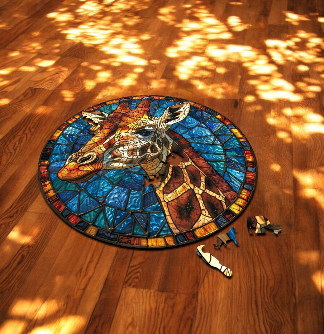 Puzzle Drewniane Żyrafa 224 el. Układanka dla Dorosłych 3D Zwierzęta v.1 Puzzle Drewniane Żyrafa 224 el. Układanka dla Dorosłych 3D Zwierzęta v.1