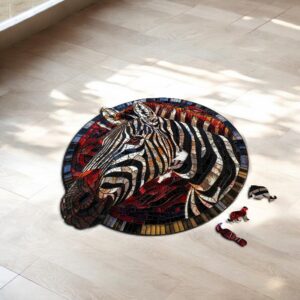 Puzzle Drewniane Zebra 224 el. Układanka dla Dorosłych 3D Zwierzęta v.4