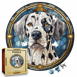 Puzzle Drewniane Pies 217 el. Układanka dla Dorosłych Premium Zwierzęta v12