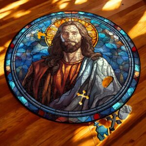 Puzzle Drewniane Jezus 208 el. Układanka dla Dorosłych Katolickie v.24