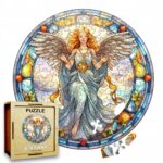 Puzzle Drewniane Anioł 208 el. Układanka dla Dorosłych Katolickie v.2
