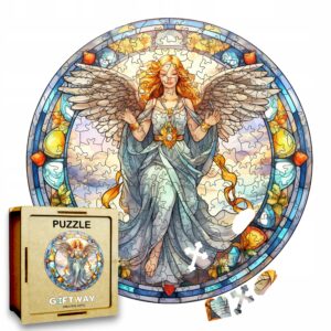Puzzle Drewniane Anioł 208 el. Układanka dla Dorosłych Katolickie v.2
