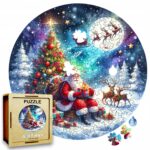 Puzzle Drewniane Boże Narodzenie 217 el. Układanka dla Dorosłych Święta v.3