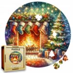 Puzzle Drewniane Boże Narodzenie 217 el. Układanka dla Dorosłych Święta v.2