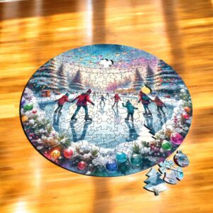 Puzzle Drewniane Boże Narodzenie 217 el. Układanka dla Dorosłych Święta v.6