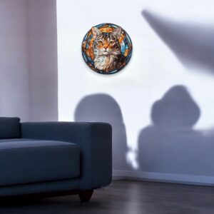 Puzzle Drewniane Kot 224 el. Układanka dla Dorosłych Premium Zwierzęta v.19