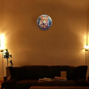 Puzzle Drewniane Kot 224 el. Układanka dla Dorosłych Premium Zwierzęta v.6