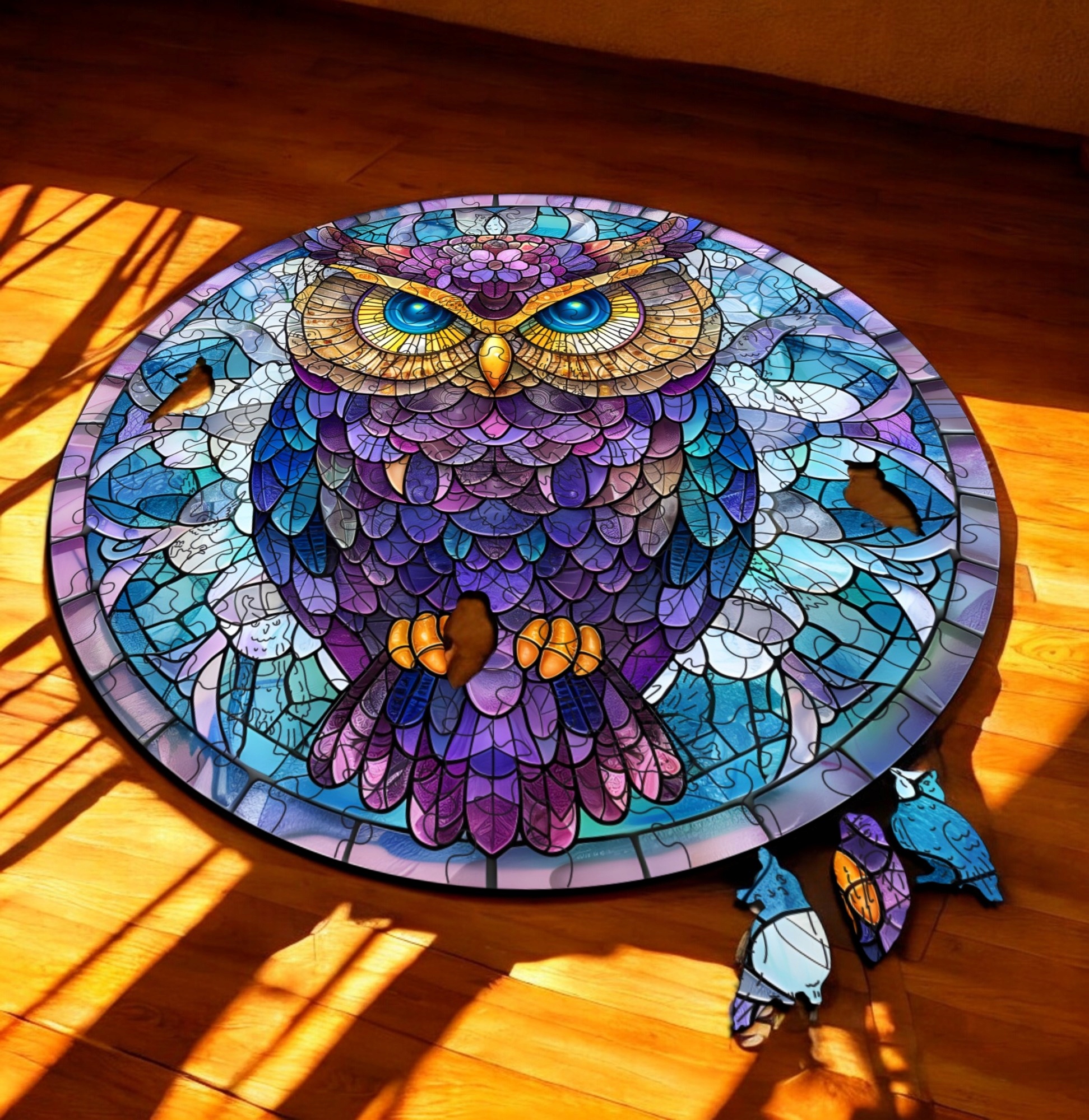 Puzzle Drewniane Sowa 150 el. Układanka dla Dorosłych Premium Zwierzęta v12 Puzzle Drewniane Sowa 150 el. Układanka dla Dorosłych Premium Zwierzęta v12