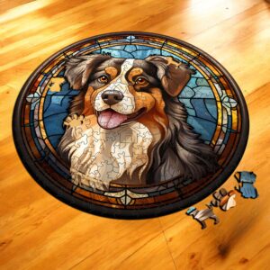 Puzzle Drewniane Pies 217 el. Układanka dla Dorosłych Premium Zwierzęta v.4