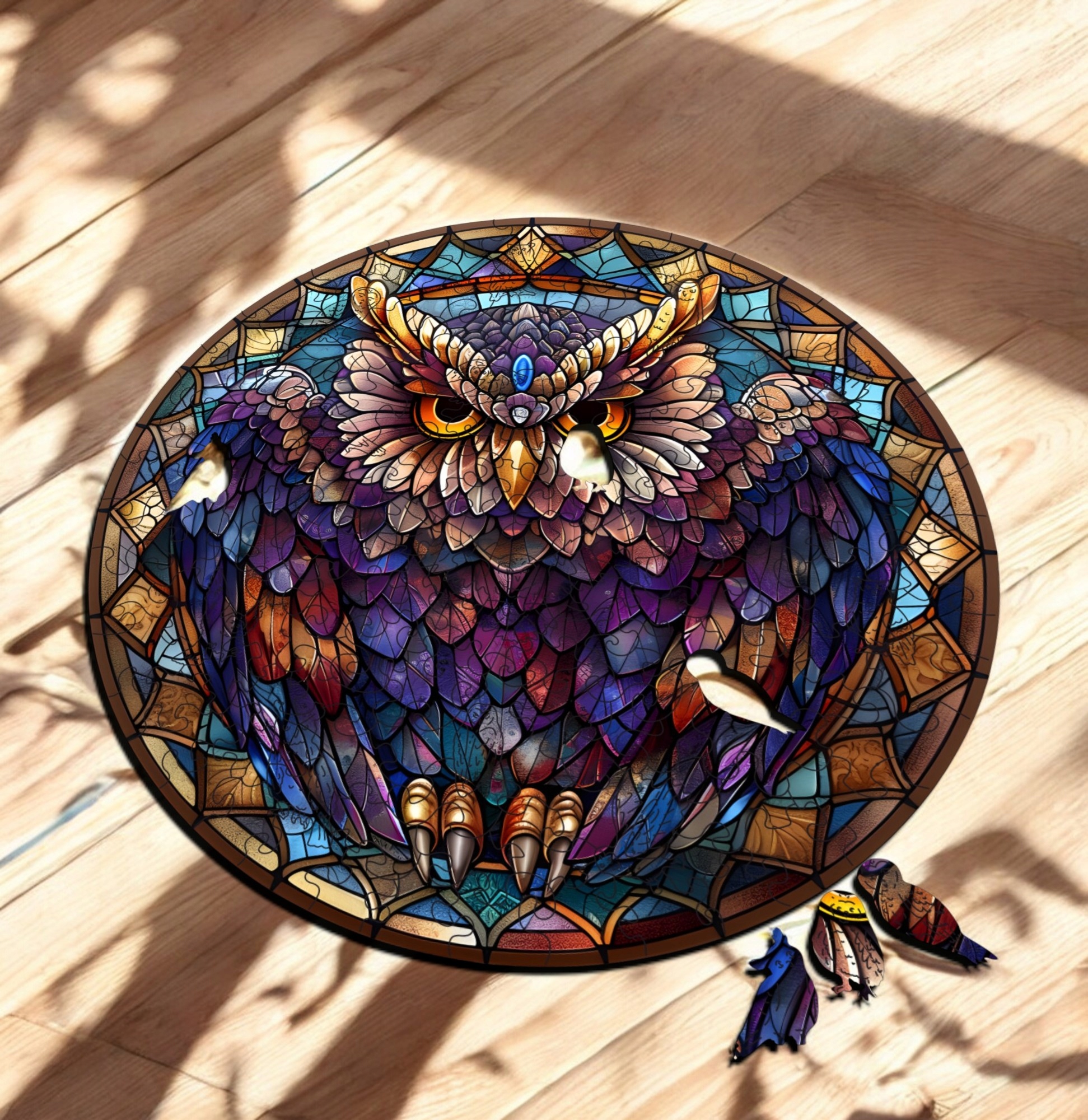 Puzzle Drewniane Sowa 150 el. Układanka dla Dorosłych Premium Zwierzęta v.5 Puzzle Drewniane Sowa 150 el. Układanka dla Dorosłych Premium Zwierzęta v.5