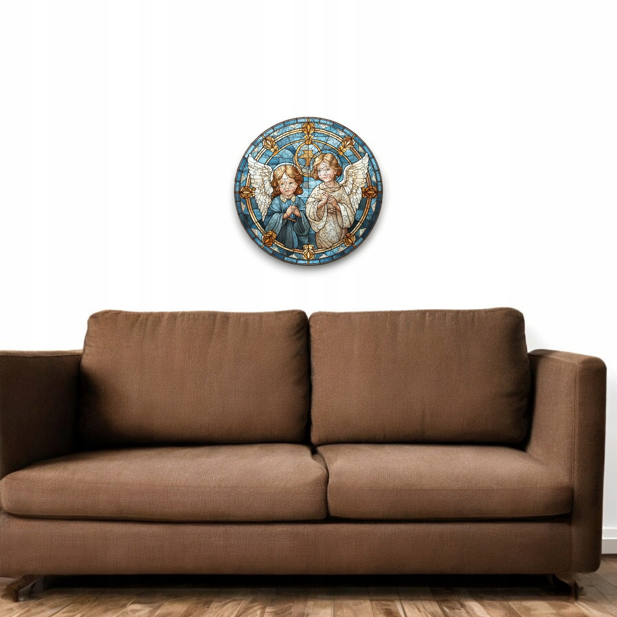 Puzzle Drewniane Aniołki 208 el. Układanka dla Dorosłych Katolickie v.28 Puzzle Drewniane Aniołki 208 el. Układanka dla Dorosłych Katolickie v.28