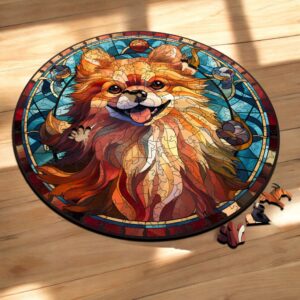 Puzzle Drewniane Pies 217 el. Układanka dla Dorosłych Premium Zwierzęta v20