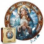 Puzzle Drewniane Maryja 208 el. Układanka dla Dorosłych Katolickie v.18